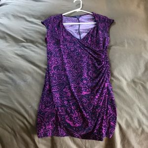 Faux Wrap Dress